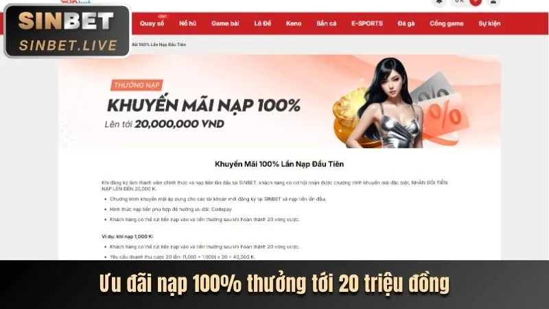 Ưu đãi nạp tiền đa dạng tại Go888